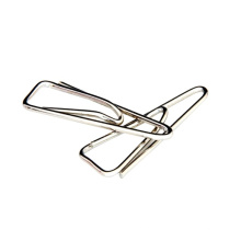 Dongguan Factory Custom Best Price Office Stationery Paperclip,Triangle Paper Clip,Flat Metal Paper Clip 50mm
